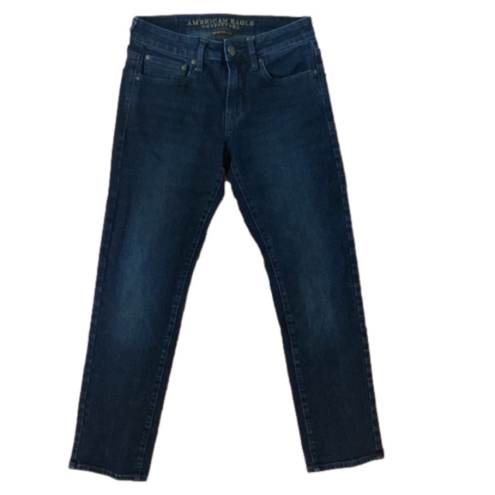American eagle 360 degree extreme flex skinny jeans size 28 × 28 blue jeans